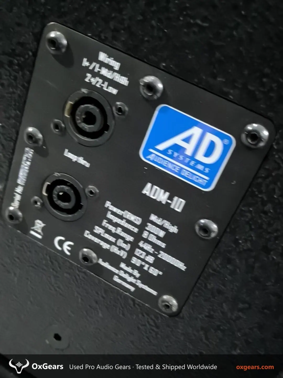 AD Systems ADM-10 / ADM-12 Professional Full-Range Loudspeakers 3