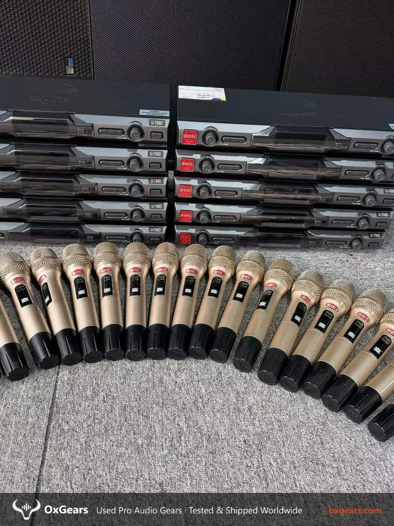 Sistema de micrófono inalámbrico de mano BBS U-798D 7