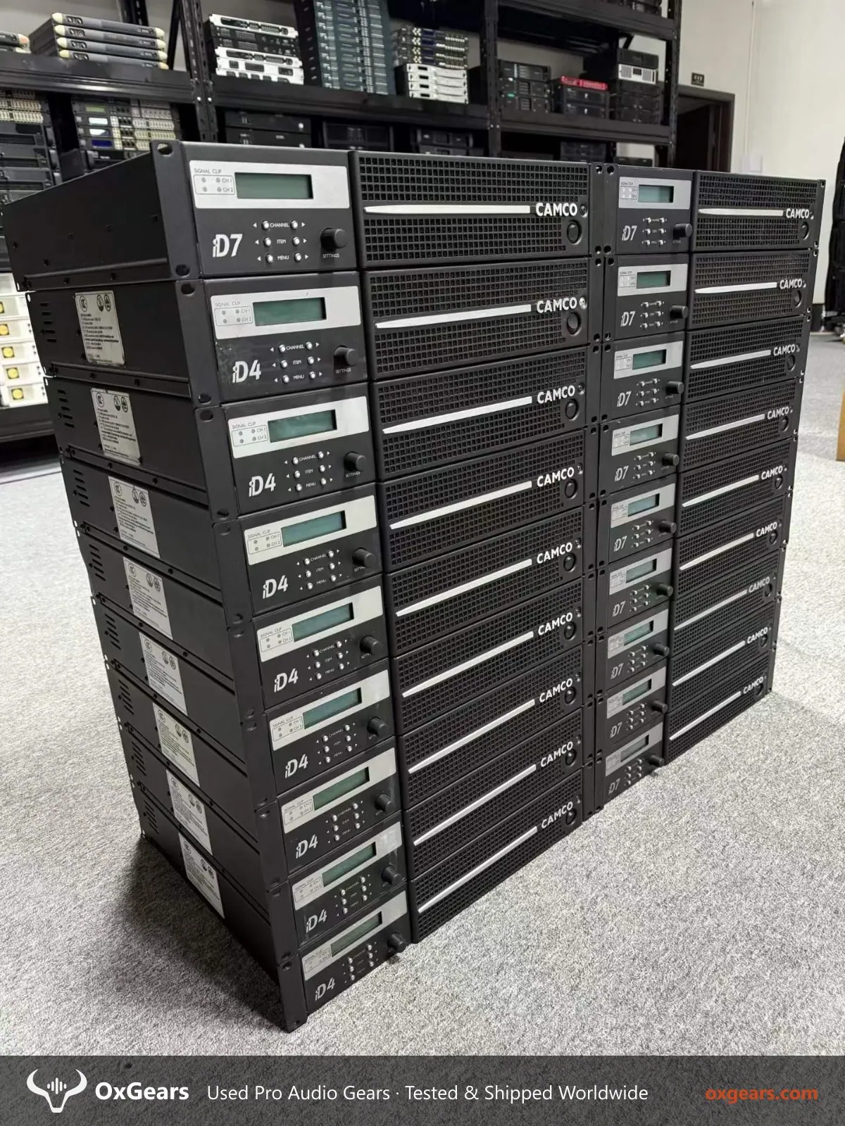 CAMCO D4/D7/Q-Power 10 Verstärker- und DSP-Prozessor-Set 2