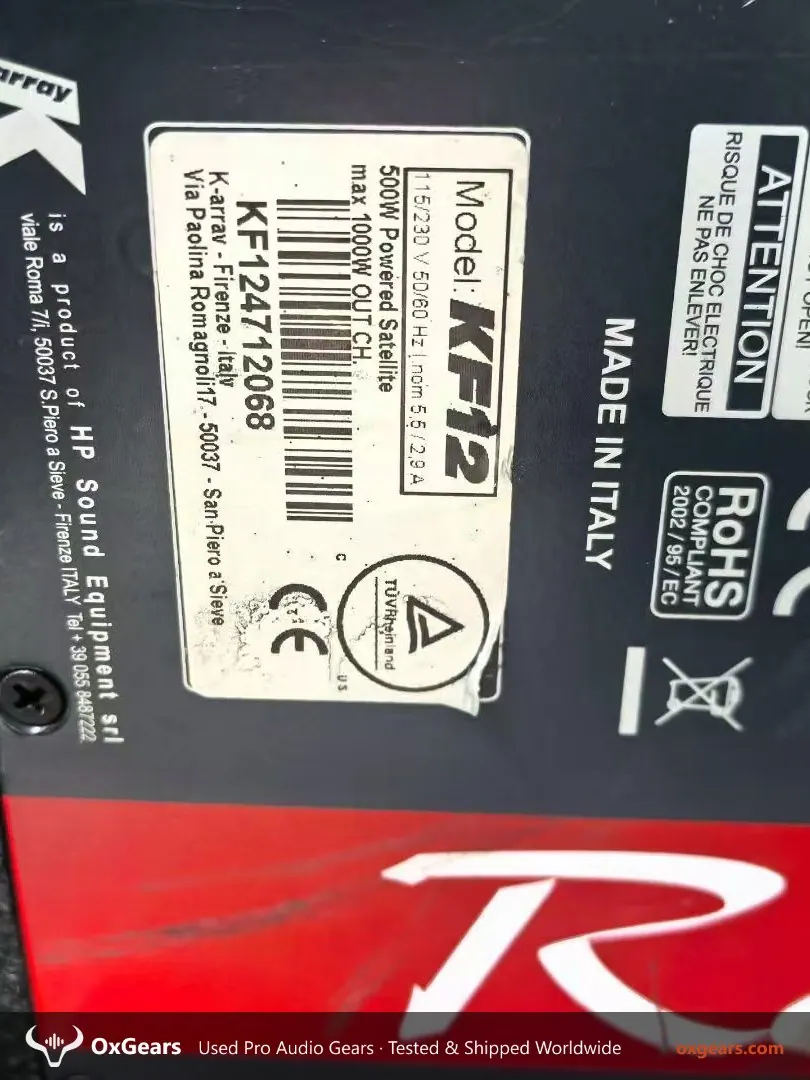 K Array RedLine 12-inch Powered Subwoofer 5
