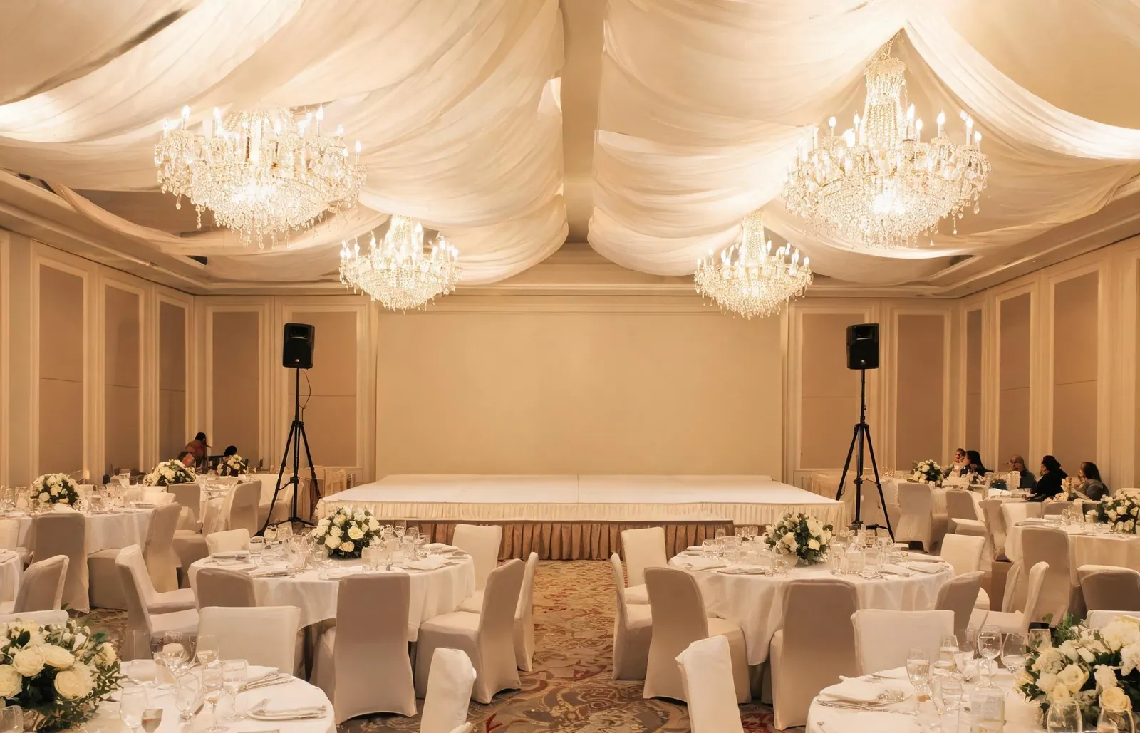 Banquet and event PA system for halls and function rooms