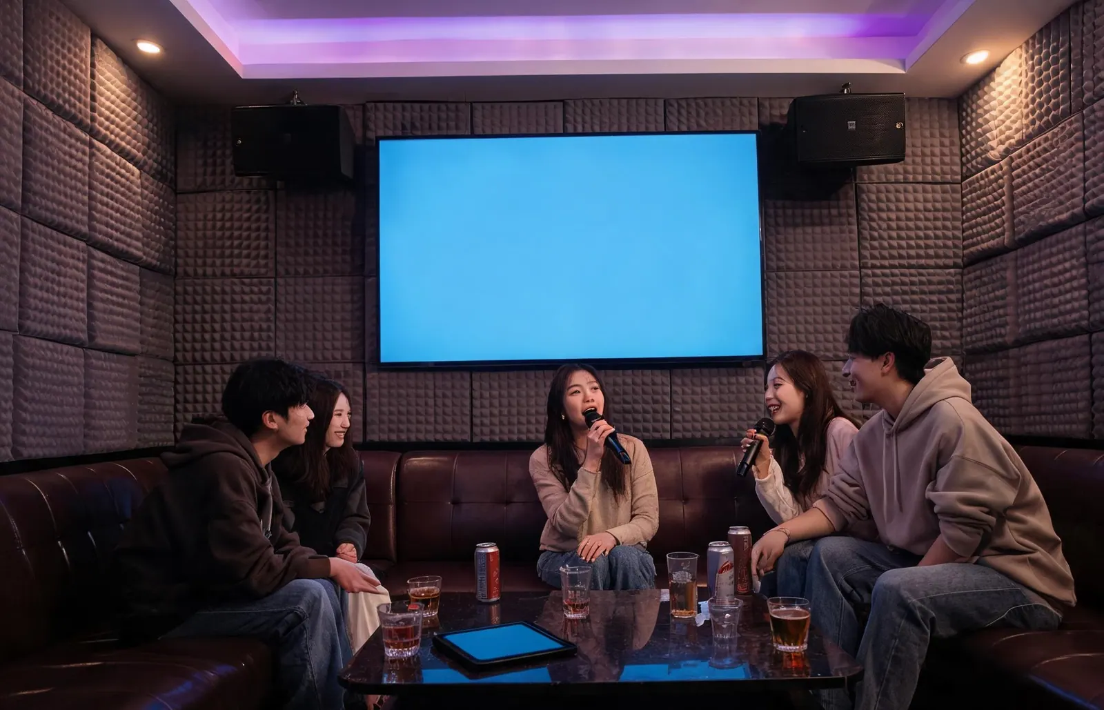 KTV room sound system for private karaoke suites