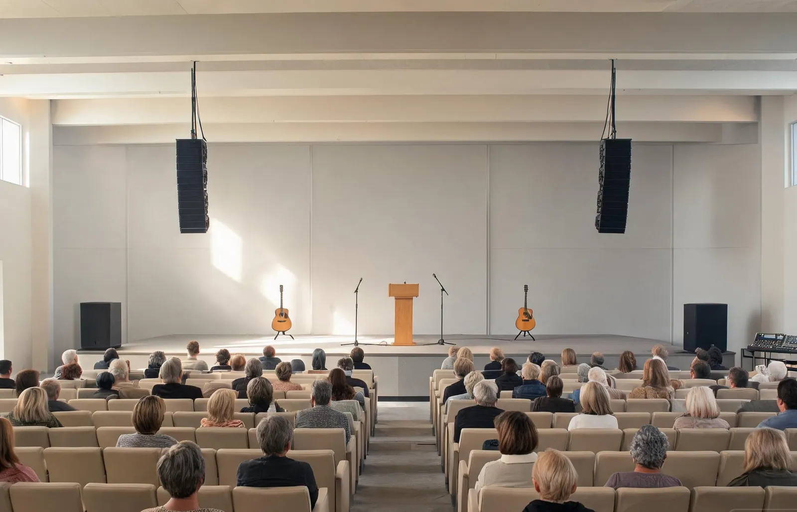 House of Worship PA system for spoken word and music